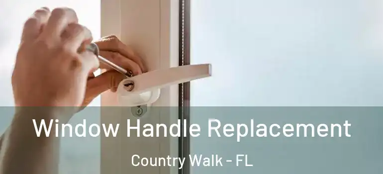  Window Handle Replacement Country Walk - FL